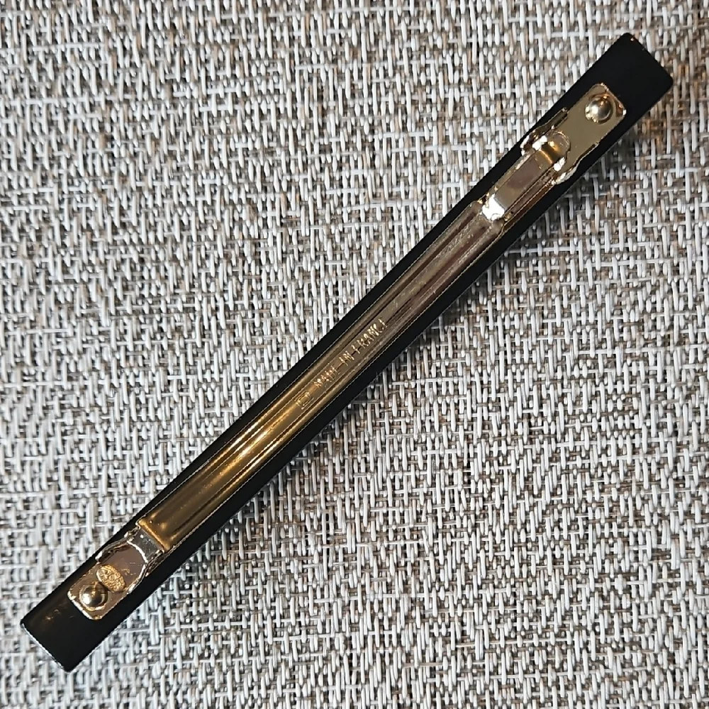 CHANEL Black Barette with Gold Chain Accent 05A - Picture 4 of 8